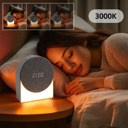 Sunrise Wake-Up Light Alarm Clock with White Noise, Sleep Trainer for Kids & Adults