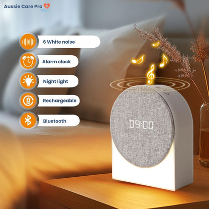 Sunrise Wake-Up Light Alarm Clock with White Noise, Sleep Trainer for Kids & Adults