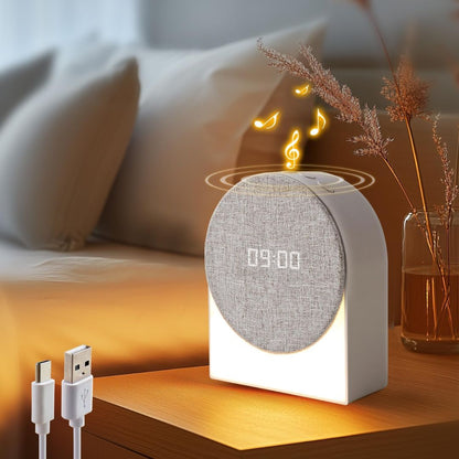 Sunrise Wake-Up Light Alarm Clock with White Noise, Sleep Trainer for Kids & Adults