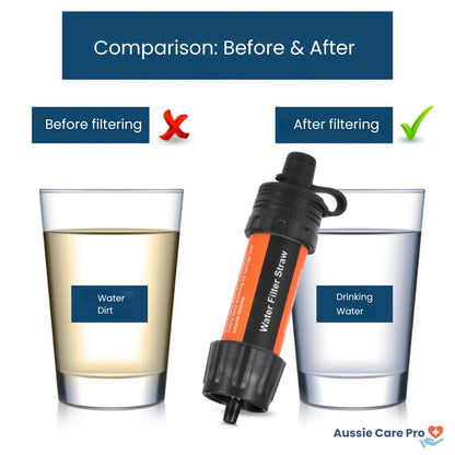 Portable Water Filter Straw – Clean Drinking Water Anywhere