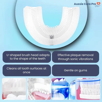 PureClean 360 – Smart Sonic Toothbrush with 360° Deep Cleaning Technology