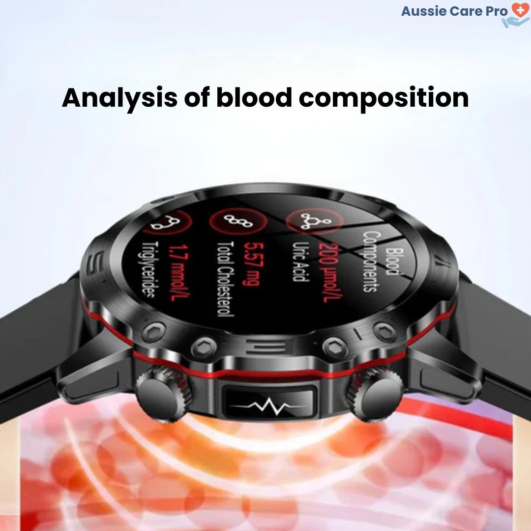 SOS Smartwatch – Wellness & Safety Tracker with GPS & Alerts