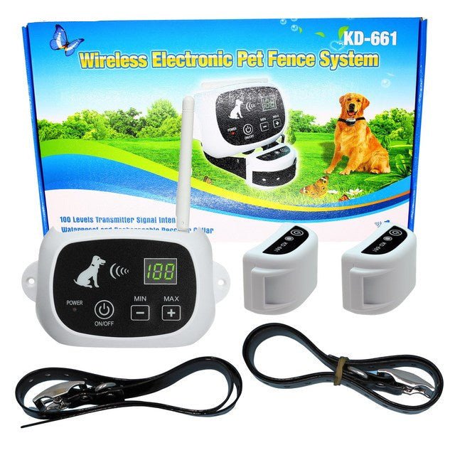 HaloGuard Wireless Dog Fence with Training Mode – Safe Boundary System for Small & Large Dogs