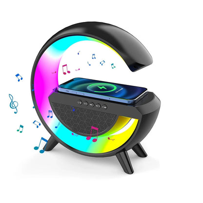 4-in-1 Smart Alarm Clock | Mood Light | Bluetooth Speaker | Wireless Charger