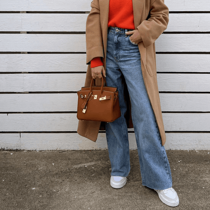 Luxury Leather Handbag for Women – Elegant & Timeless Shoulder Bag