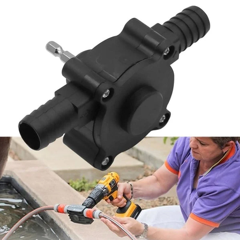 Self-Priming Transfer Pump | Fast Liquid Transfer with Electric Drill – Compact & Battery-Free