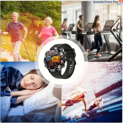 SOS Smartwatch – Wellness & Safety Tracker with GPS & Alerts