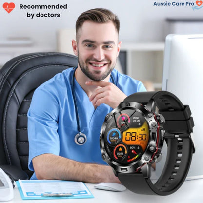 SOS Smartwatch – Wellness & Safety Tracker with GPS & Alerts