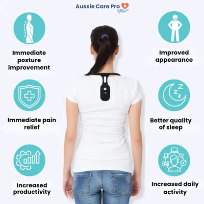 Smart Posture Corrector – Intelligent Back Support for Better Posture & Pain Relief