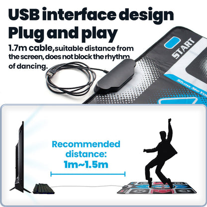 GroovePlay – Interactive Home Dance Mat for Kids & Adults | TV & PC Compatible