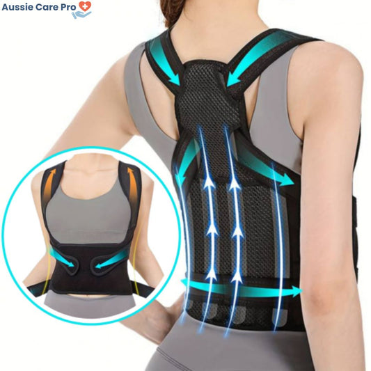 Posture Corrector – Adjustable Back Support for Men & Women