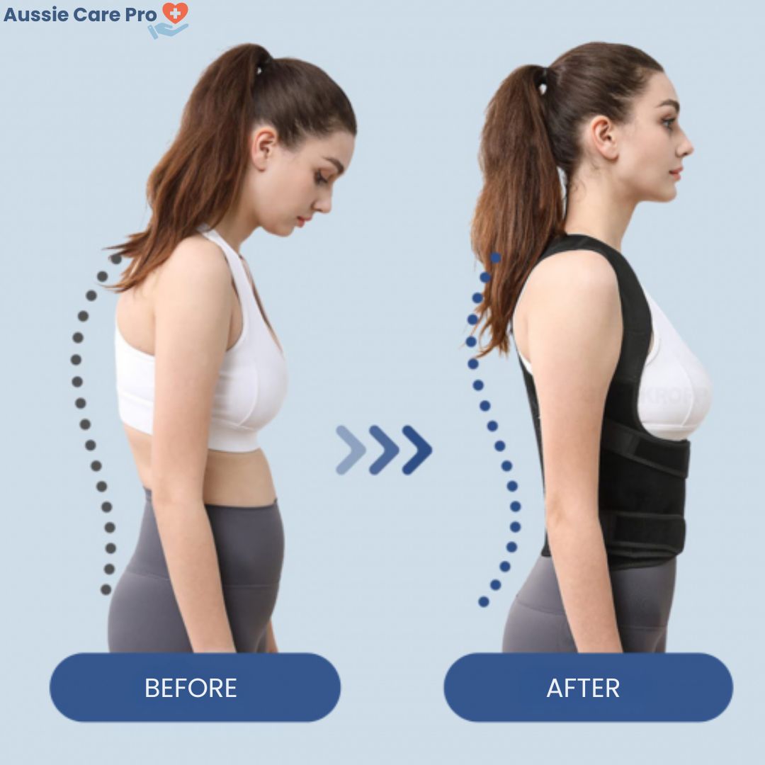 Posture Corrector – Adjustable Back Support for Men & Women