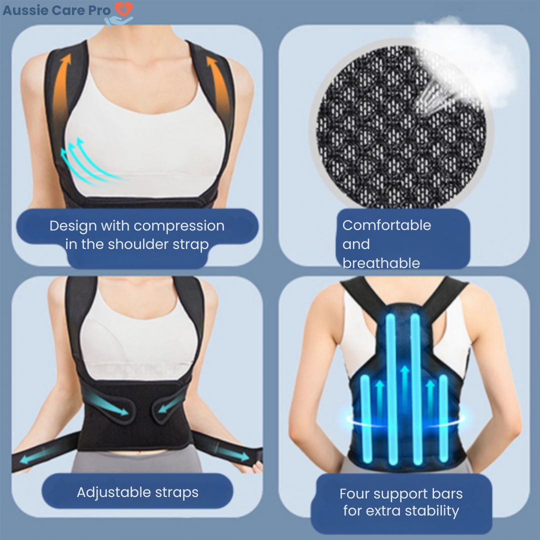 Posture Corrector – Adjustable Back Support for Men & Women