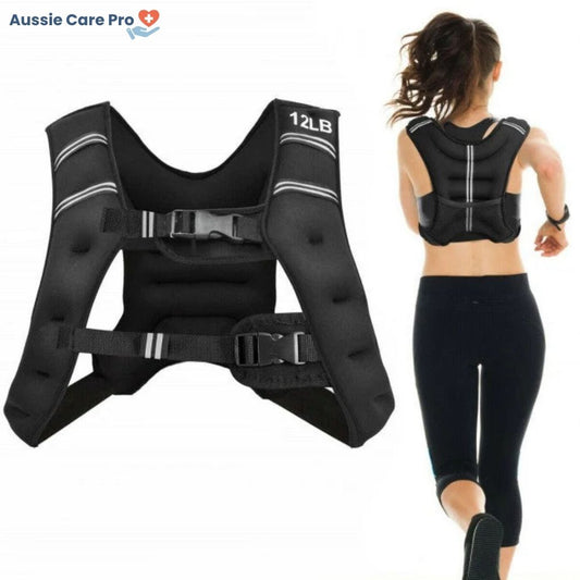 Adjustable Weighted Vest – Breathable Strength Training & Running Gear
