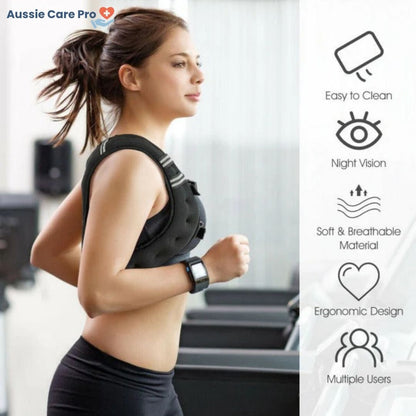 Adjustable Weighted Vest – Breathable Strength Training & Running Gear