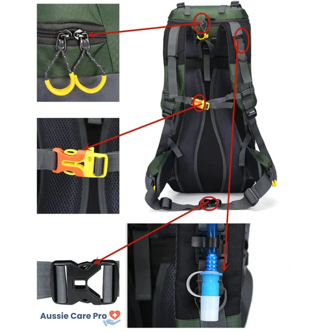 60L Waterproof Hiking & Trekking Backpack