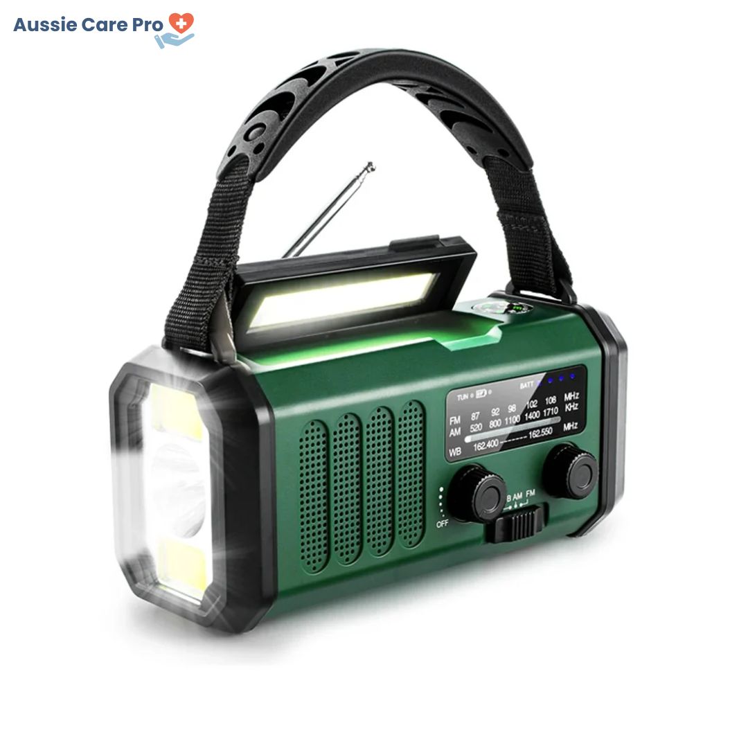 Professional Emergency Radio – Solar & Hand Crank Survival Gear