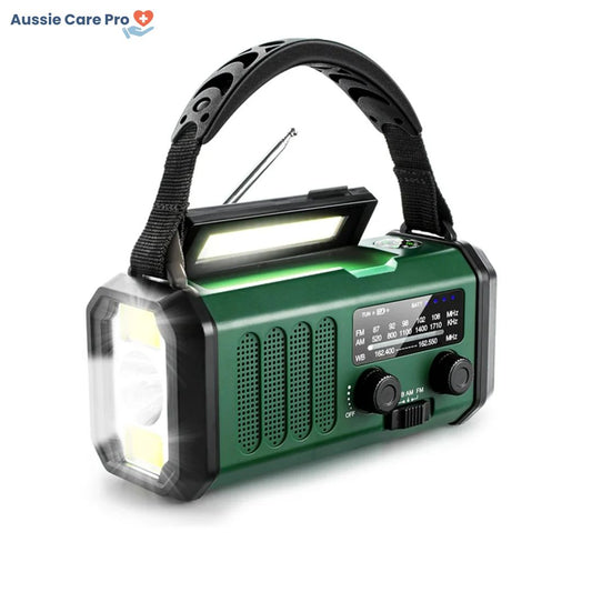 Professional Emergency Radio – Solar & Hand Crank Survival Gear