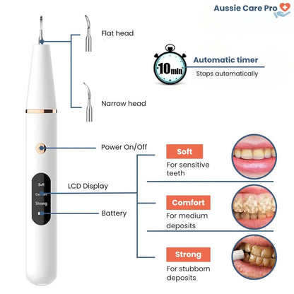 Ultrasonic Plaque & Tartar Remover – Professional Dental Cleaner for a Bright, Healthy Smile