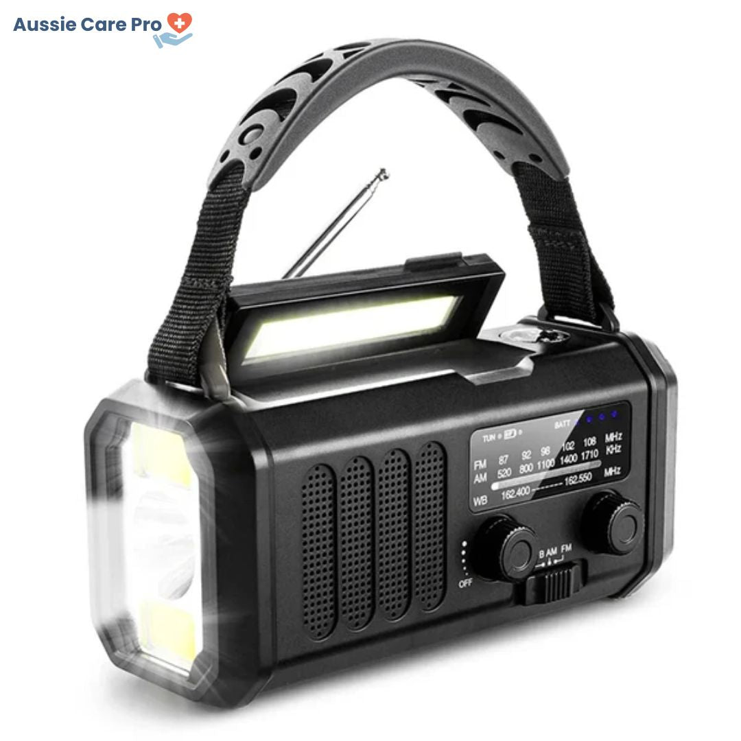 Professional Emergency Radio – Solar & Hand Crank Survival Gear