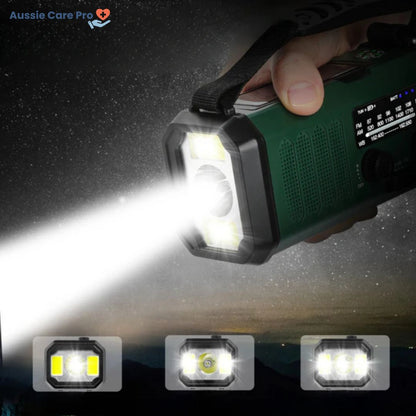 Professional Emergency Radio – Solar & Hand Crank Survival Gear