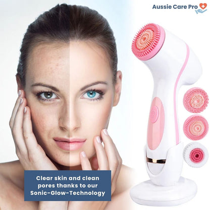 SonicGlow Clean Face Brush – Deep Pore Cleansing & Skin Firming Facial Device