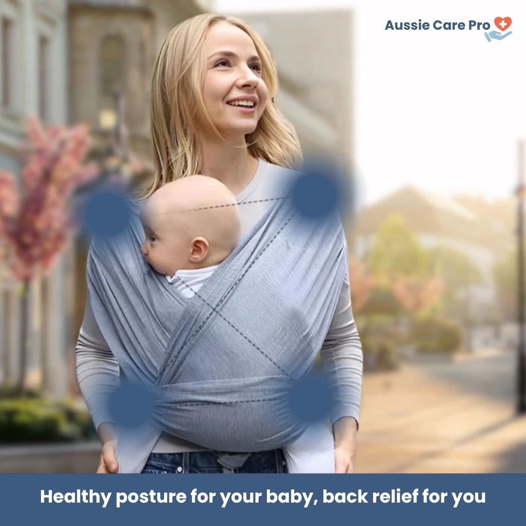 ErgoWrap Baby Sling – Ergonomic M‑Position Baby Carrier, Adjustable & Breathable