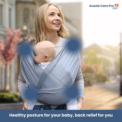 ErgoWrap Baby Sling – Ergonomic M‑Position Baby Carrier, Adjustable & Breathable
