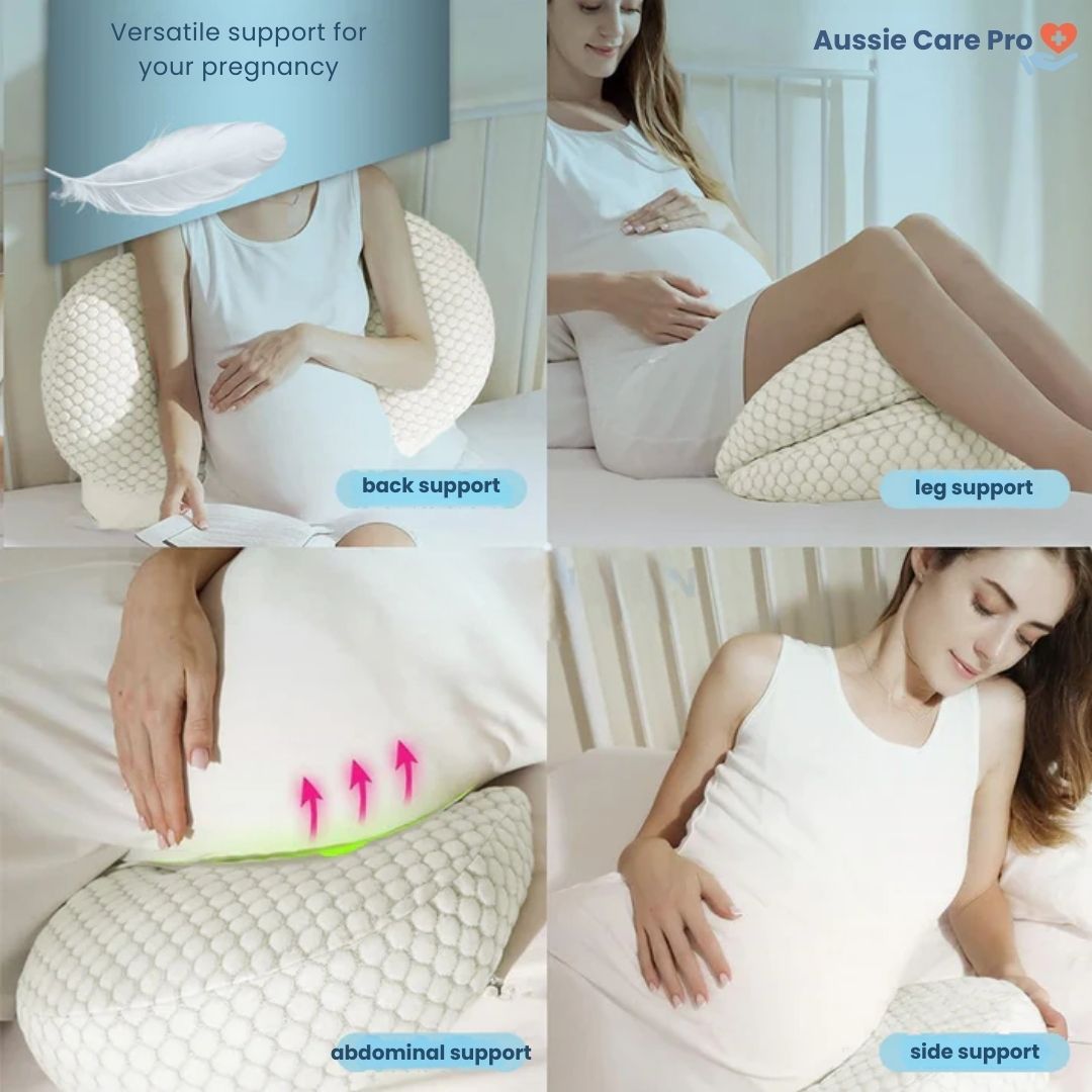 Pregnancy Pillow – Ergonomic Belly & Back Support