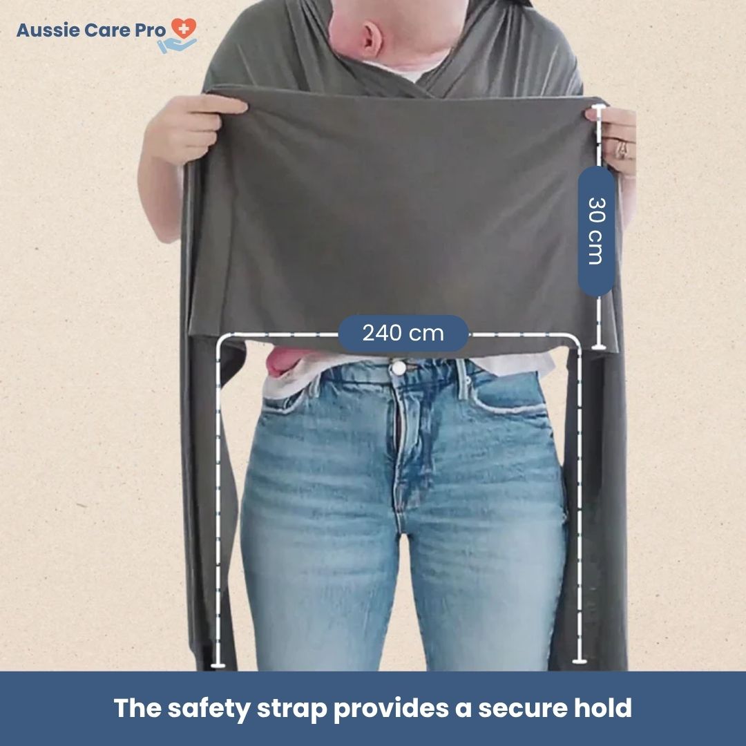 ErgoWrap Baby Sling – Ergonomic M‑Position Baby Carrier, Adjustable & Breathable