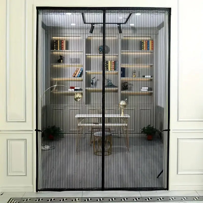 BugGuard Magnetic Fly Screen Door – Hands-Free Mesh Door with Auto-Close for Insect Protection