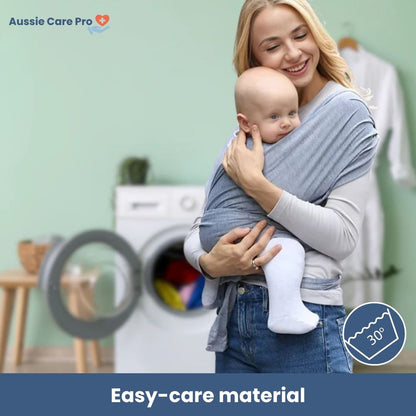 ErgoWrap Baby Sling – Ergonomic M‑Position Baby Carrier, Adjustable & Breathable