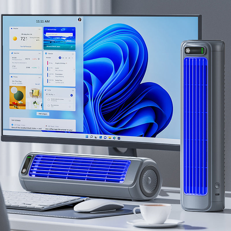 AirWave – Portable Rechargeable Air Conditioner with 12-Hour Battery Life