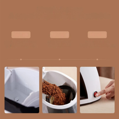 CaféNest – Modern Fully Automatic Compact Coffee Maker for Home & Office