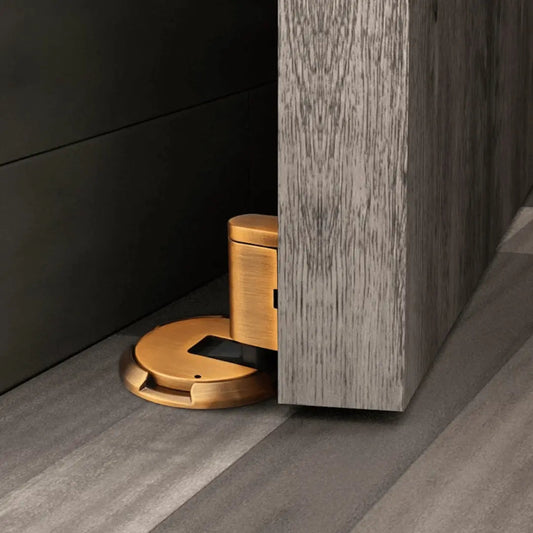 HoldMate Magnetic Door Stopper – No-Drill Installation, Strong Hold & Sleek Design