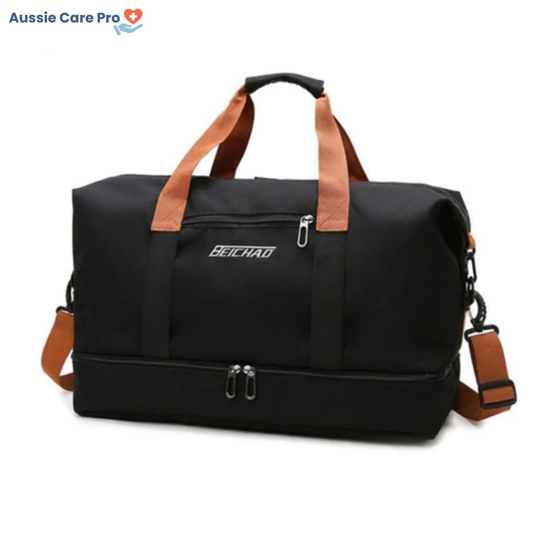 Waterproof Sports & Travel Duffel Bag with Shoe Compartment