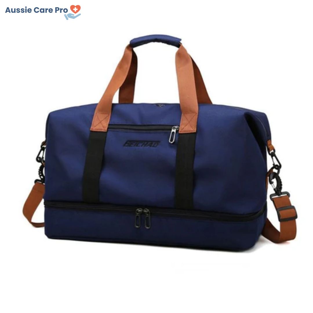 Waterproof Sports & Travel Duffel Bag with Shoe Compartment