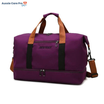Waterproof Sports & Travel Duffel Bag with Shoe Compartment