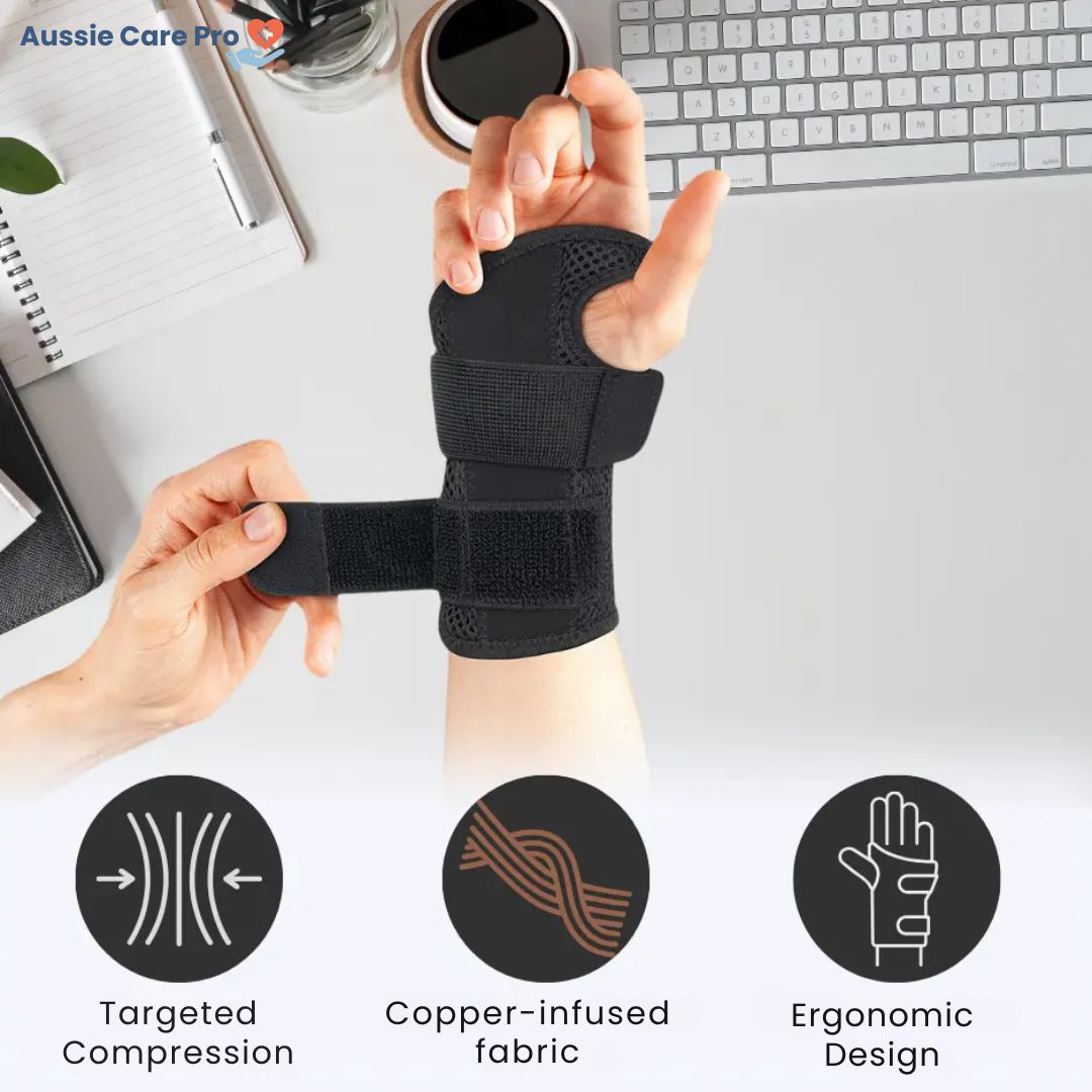 Wrist Support Brace – Adjustable Compression & Comfortable Relief
