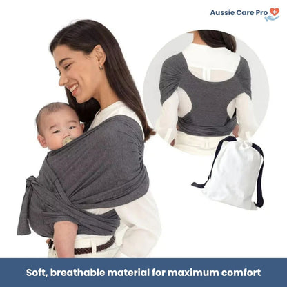 ErgoWrap Baby Sling – Ergonomic M‑Position Baby Carrier, Adjustable & Breathable