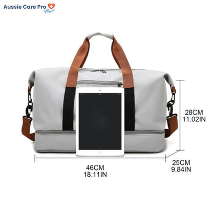 Waterproof Sports & Travel Duffel Bag with Shoe Compartment