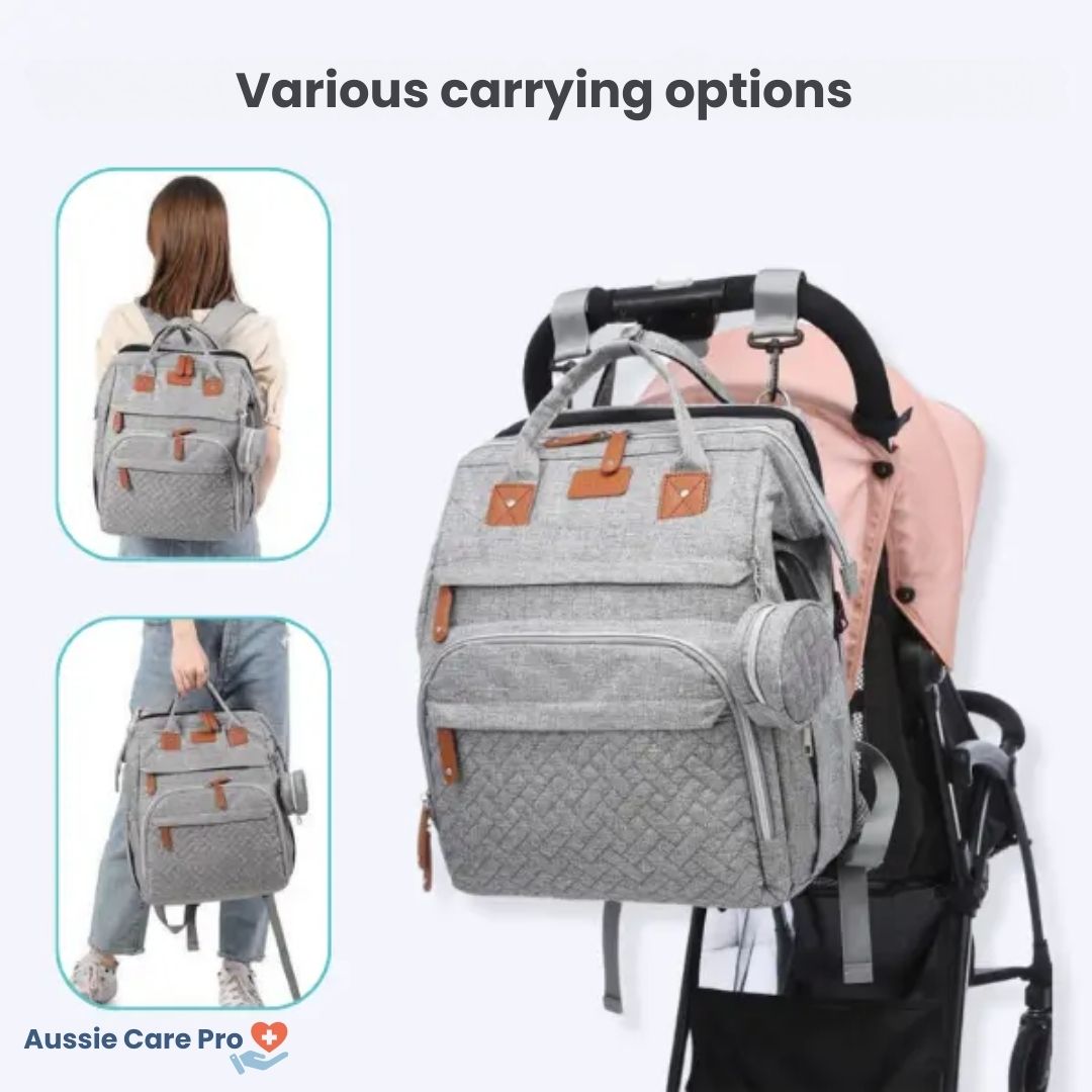 Baby Diaper Bag with Changing Station – Waterproof Backpack