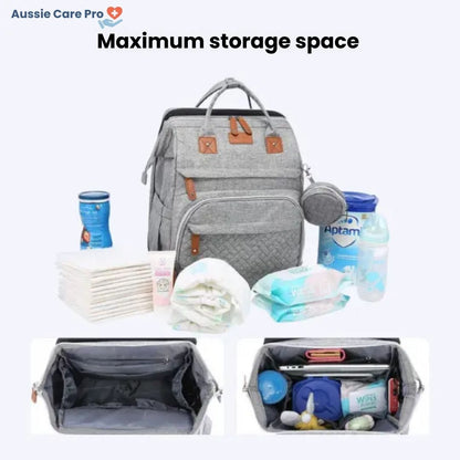 Baby Diaper Bag with Changing Station – Waterproof Backpack
