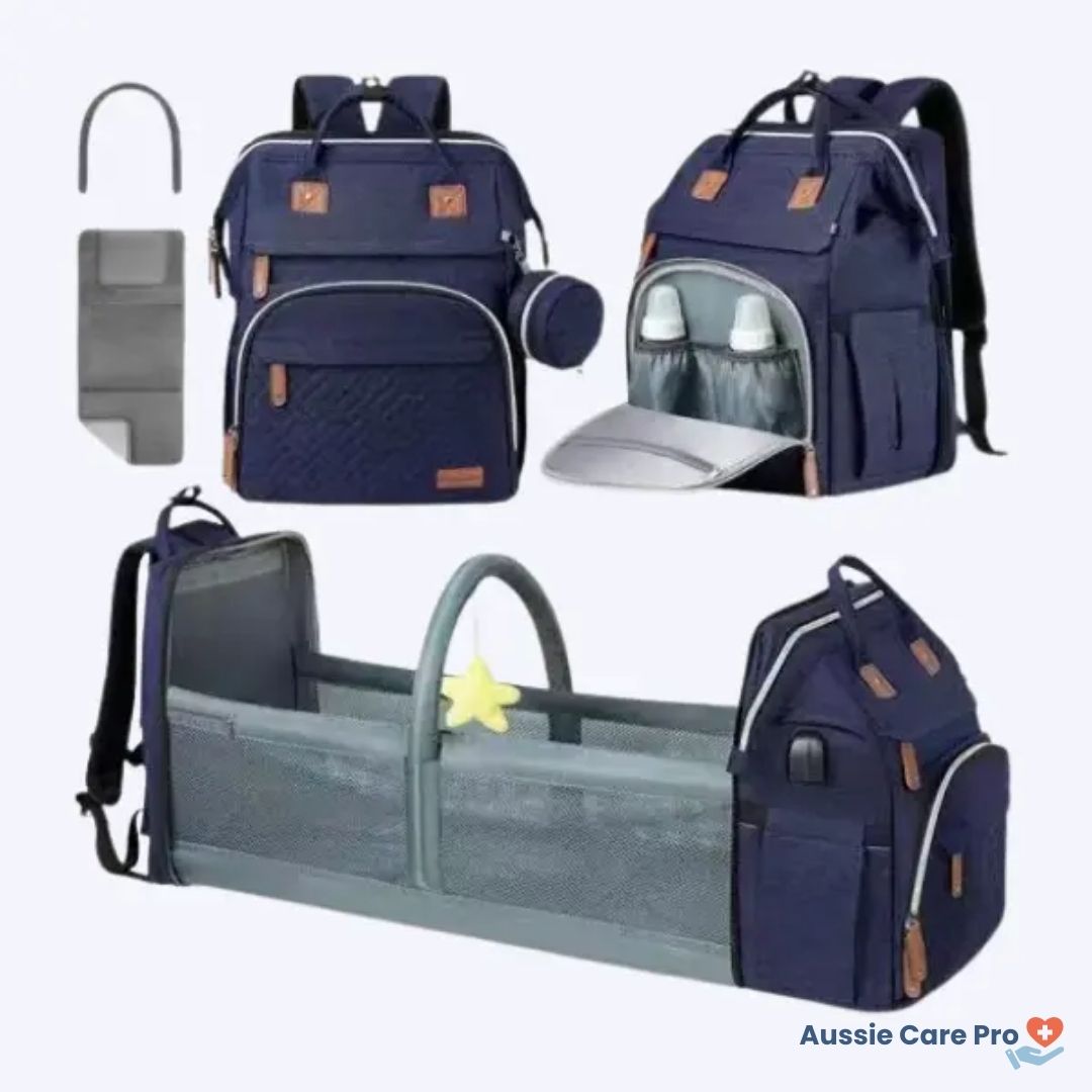 Baby Diaper Bag with Changing Station – Waterproof Backpack