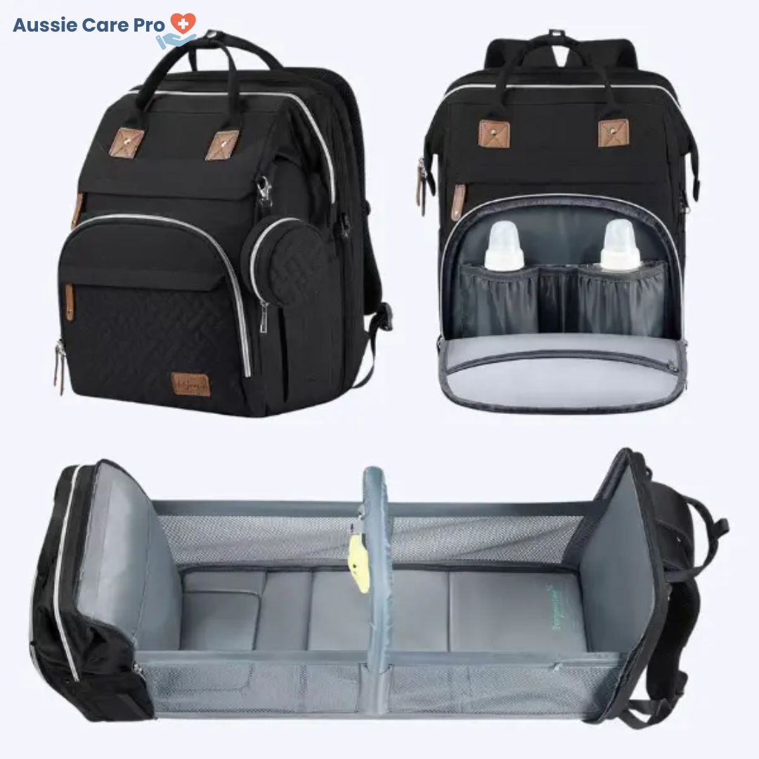 Baby Diaper Bag with Changing Station – Waterproof Backpack