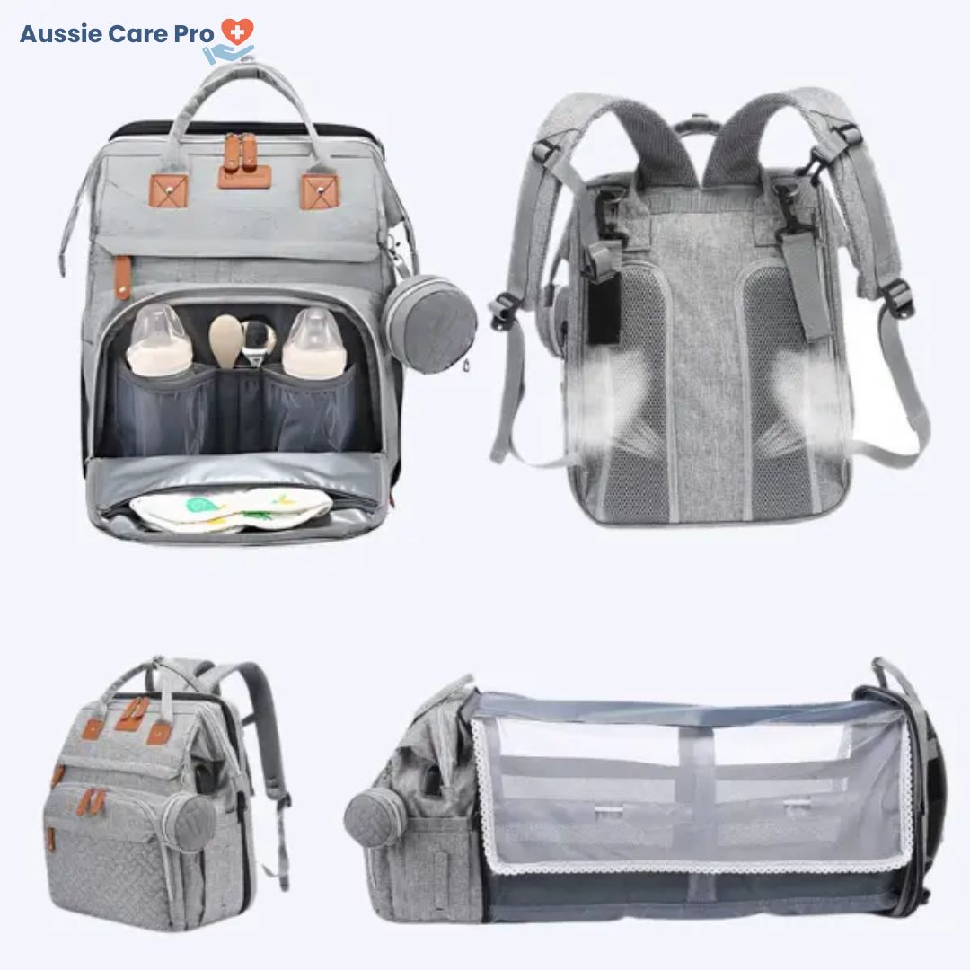 Baby Diaper Bag with Changing Station – Waterproof Backpack