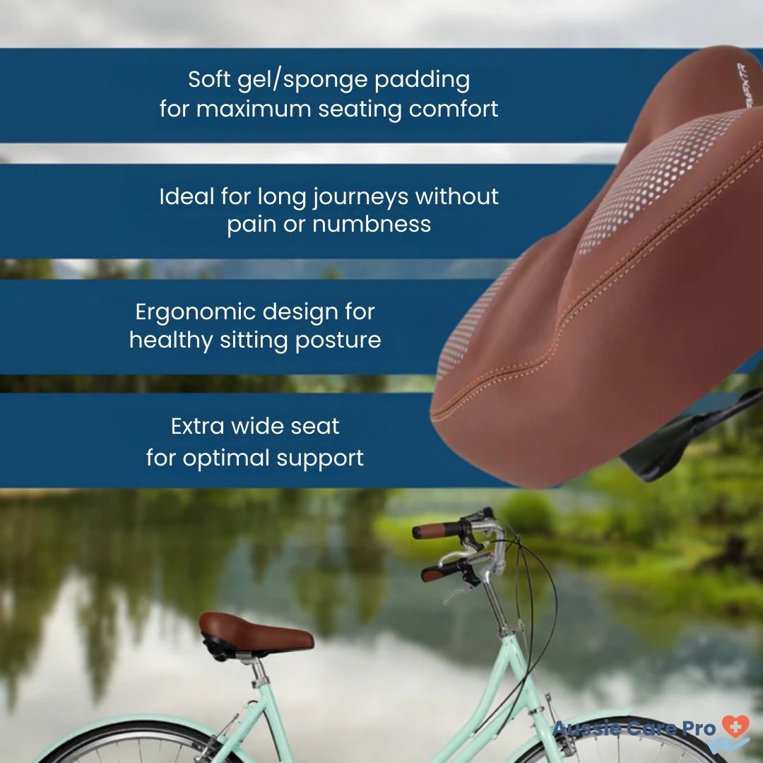 Ergonomic Bike Seat – Comfortable Gel Padded Saddle