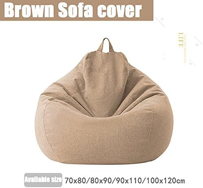 Luxury Linen Bean Bag – Ergonomic & Stylish Comfort Seating