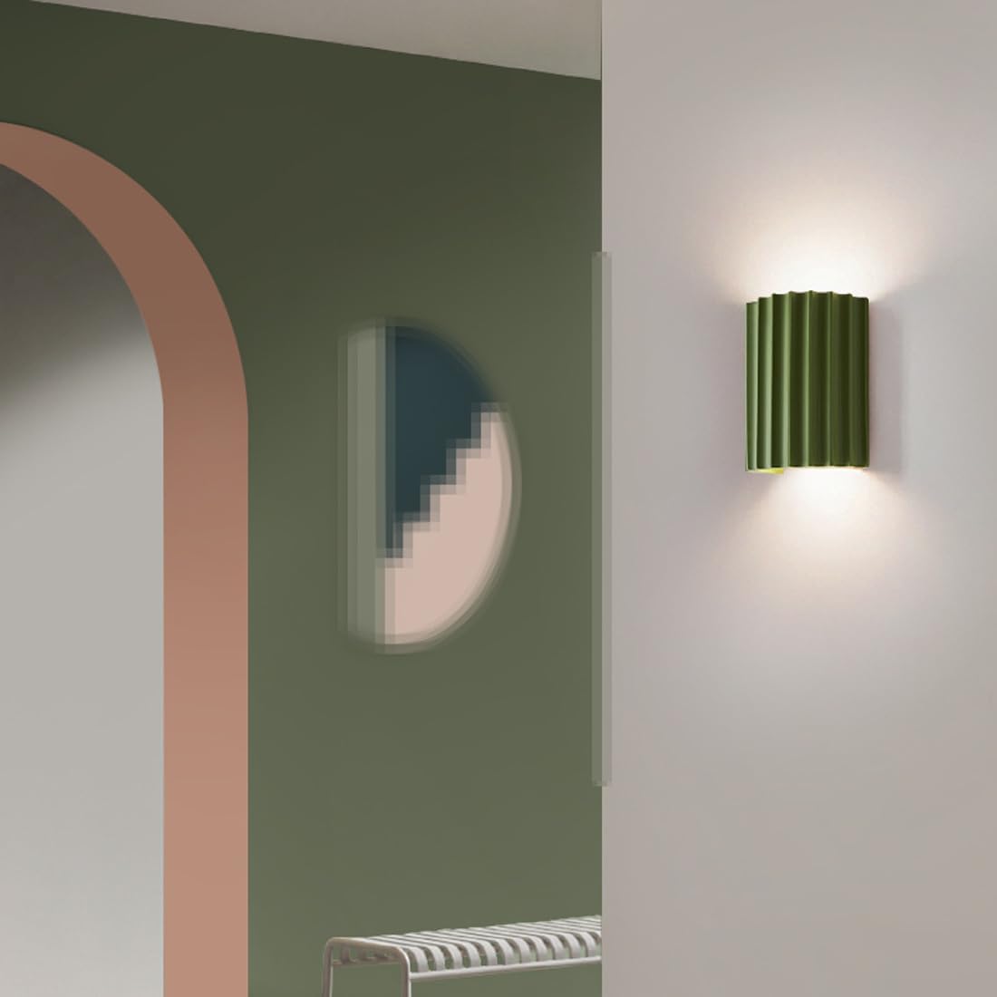 Minimalist LED Wall Light – Soft Glow Up & Down Accent Lighting for Indoor Spaces