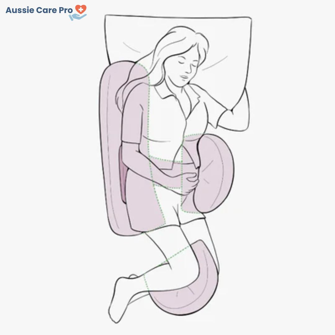 Pregnancy Pillow – Ergonomic Belly & Back Support
